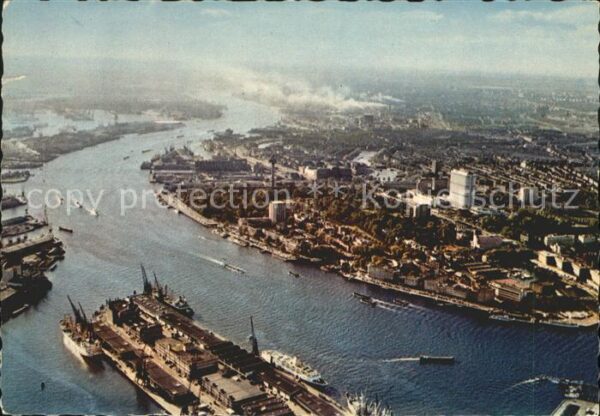 Rotterdam Fliegeraufnahme Hafen