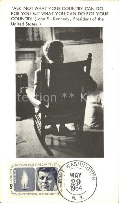 Politiker John F. Kennedy