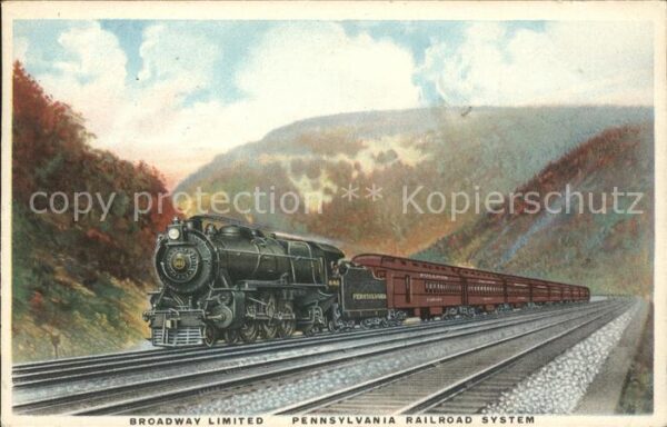 Lokomotive Broadway Limites Pennsylvania Railroad