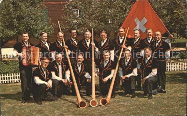Alphorn Alphornbläser New Glarus Yodel Club Wis