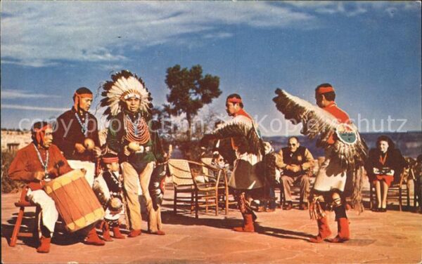 Indianer Native American Hopi Indian Dancers Grand Canyon Arizon