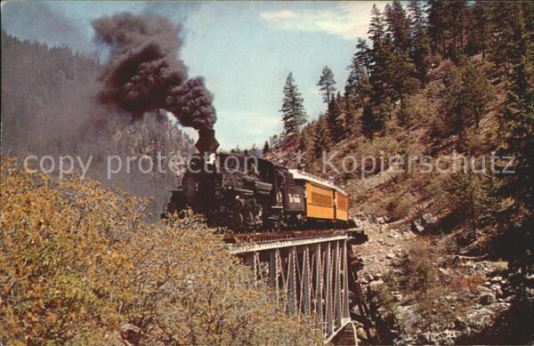 Lokomotive Narrow Gauge Railroad Silverton Colorad