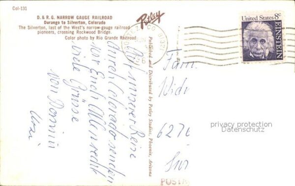 Lokomotive Narrow Gauge Railroad Silverton Colorad – Bild 2
