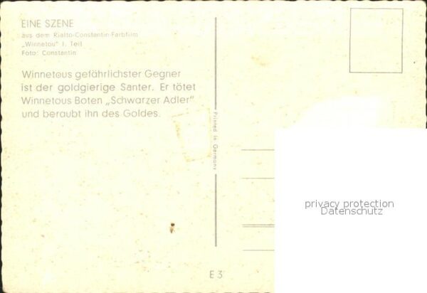 Kino Film Winnetou I. Teil Pferd – Bild 2