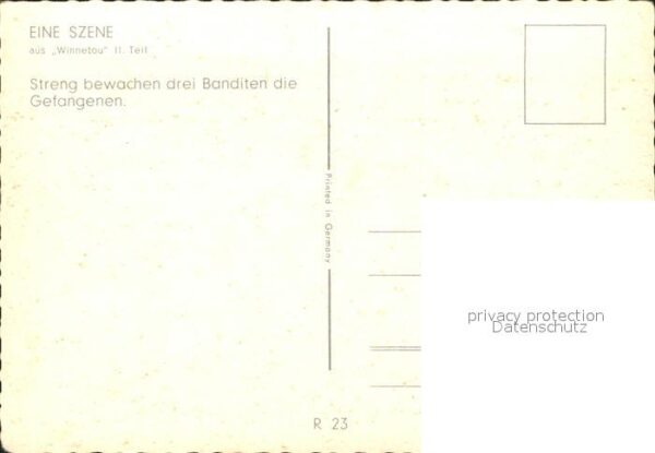 Kino Film Winnetou II. Teil Banditen – Bild 2
