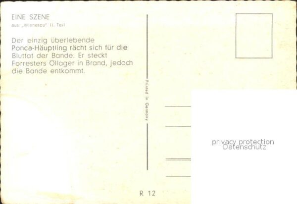 Kino Film Winnetou II. Teil – Bild 2
