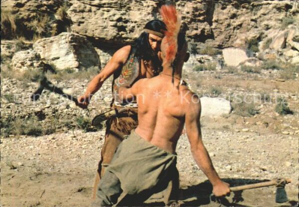 Kino Film Der letzte Mohikaner Nr. 27 Unkas Kampf
