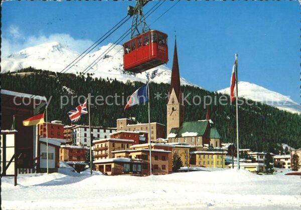 Seilbahn Davos Schatzalp Schiahörner