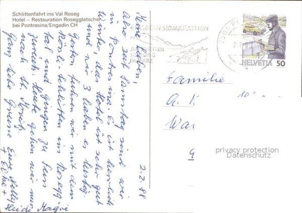 Pferde Pferdeschlitten Val Roseg – Bild 2