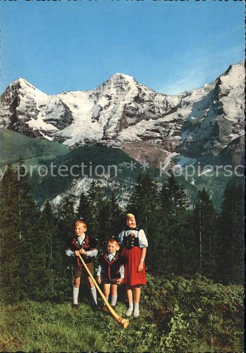 Alphorn Kinder Trachten Berner Oberland Eiger M