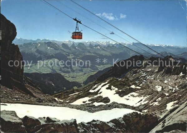 Seilbahn Säntis Churfirsten Glarner Alpen