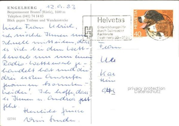 Seilbahn Engelberg Trübsee Wendenstöcke – Bild 2