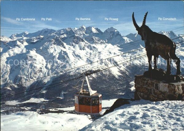 Seilbahn St. Moritz Piz Nair Piz Bernina