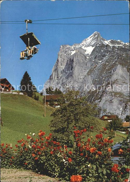 Sessellift Firstbahn Wetterhorn Grindelwald