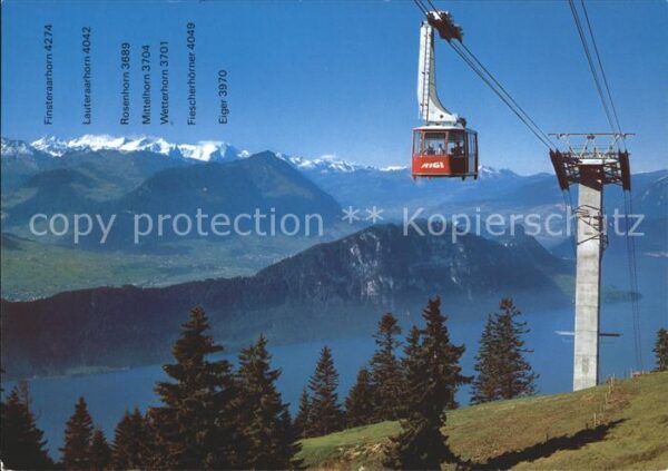 Seilbahn Weggis-Rigi Kaltbad Vierwaldstättersee