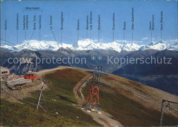 Seilbahn Bellalui Crans Sierre