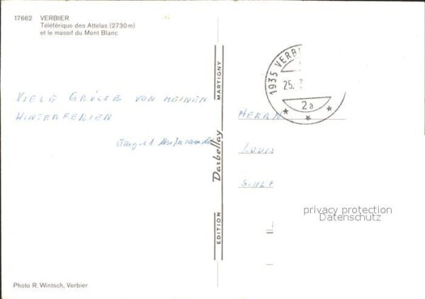 Seilbahn Attelas Verbier Mont Blanc – Bild 2