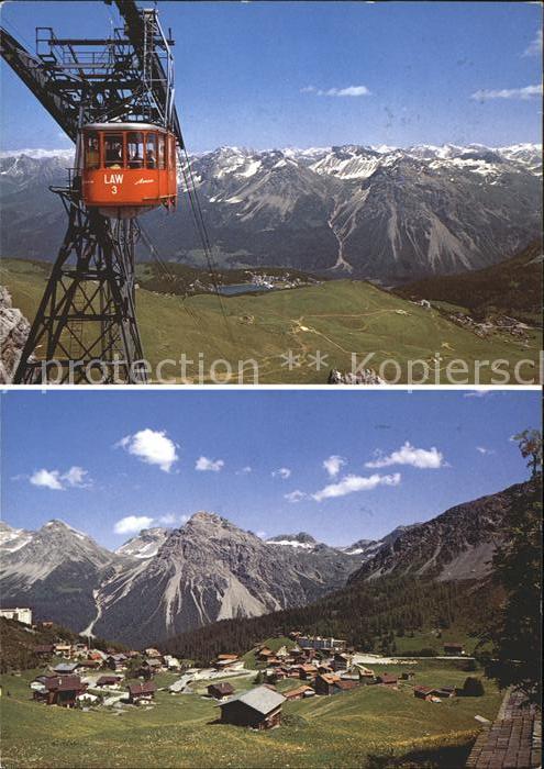 Seilbahn LAW Arosa Weisshorngipfel