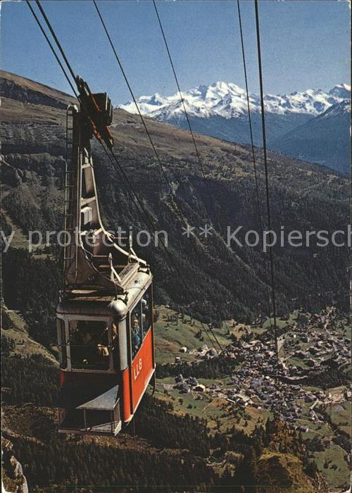 Seilbahn Leukerbad-Gemmi Gemmipass Dom