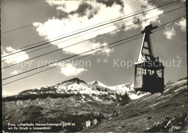 Seilbahn Naraus-Casonsgrat Flims Piz Grisch Laax