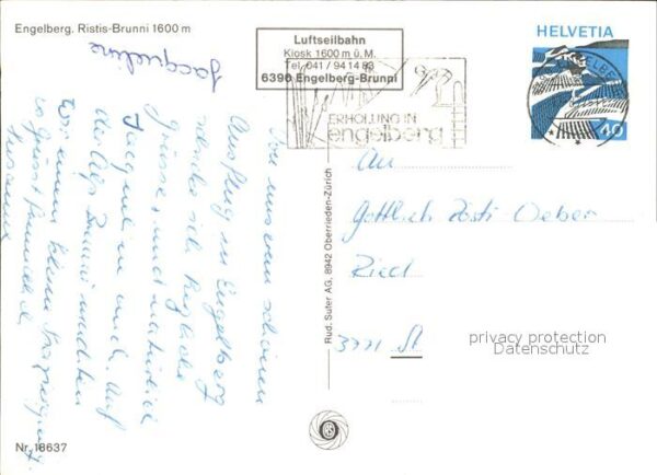 Seilbahn Ristis-Brunni Engelberg – Bild 2