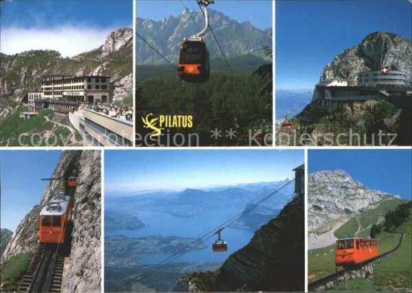Seilbahn Zahnradbahn Pilatus Vierwaldstättersee