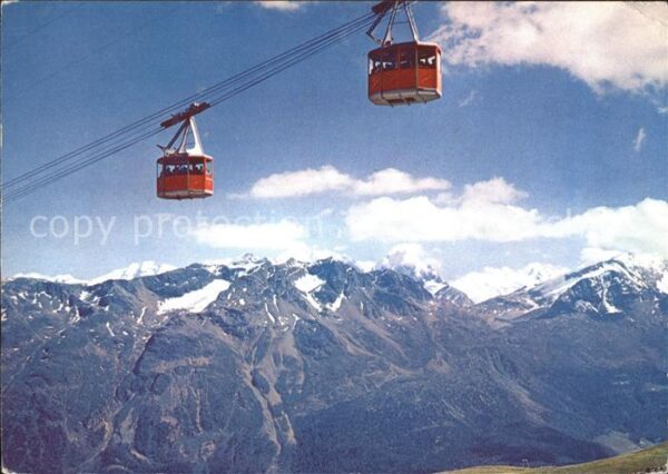 Seilbahn Corviglia St. Moritz Berninagruppe