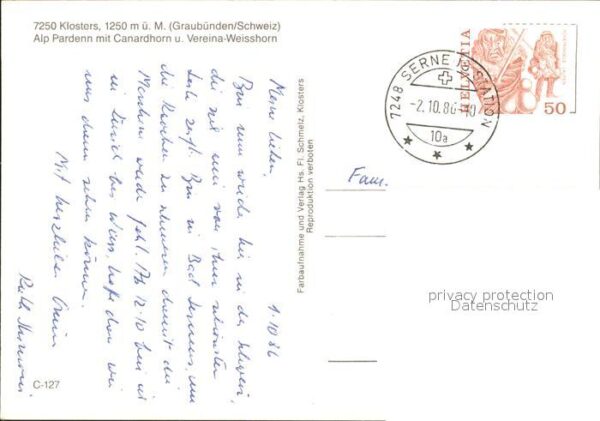 Kuehe Klosters Alp Pardenn Canardhorn Vereina – Bild 2