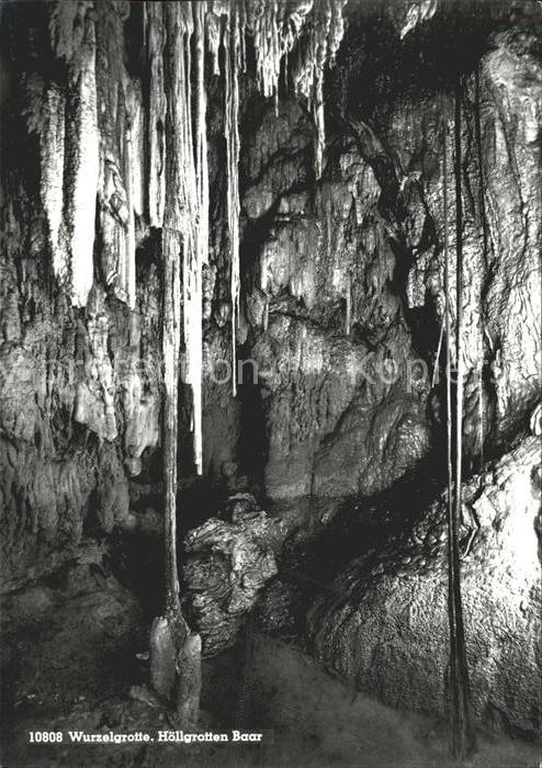 Hoehlen Caves Grottes Wurzelgrotte Höllgrotten Baar