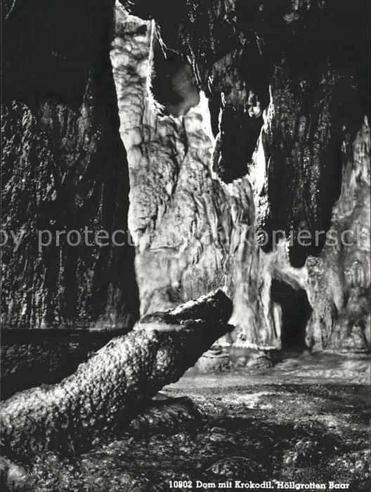 Hoehlen Caves Grottes Höllgrotten Baar Dom Krokodil