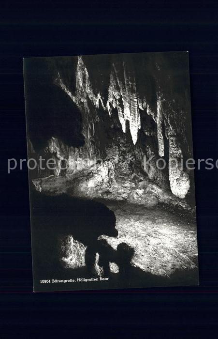 Hoehlen Caves Grottes Höllgrotten Baar Bärengrotte