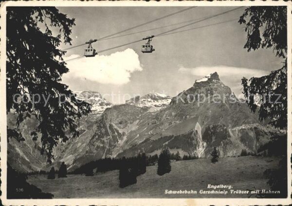Seilbahn Gerschnialp Trübsee Hahnen Engelberg