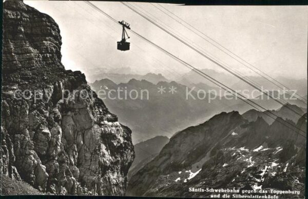 Seilbahn Säntis Toggenburg Silberplattenköpfe
