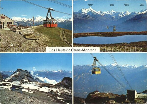 Seilbahn Aminona Crans-Montana Glacier de la Pla