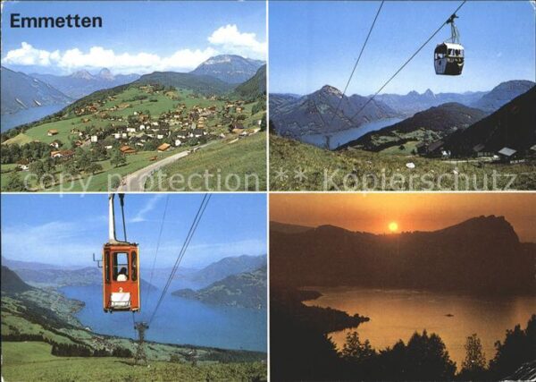 Seilbahn Niederbauen Emmetten Vierwaldstättersee