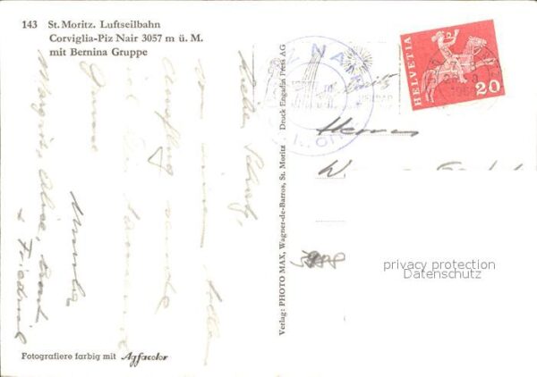 Seilbahn St. Moritz Corviglia-Piz Nair Bernina G – Bild 2