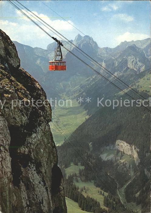 Seilbahn Brülisau-Hoher Kasten Altmann Rotsteinp