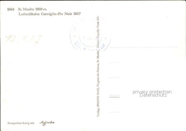 Seilbahn Corviglia-Piz Nair St. Moritz – Bild 2