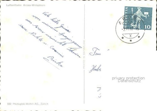 Seilbahn Arosa-Weisshorn – Bild 2