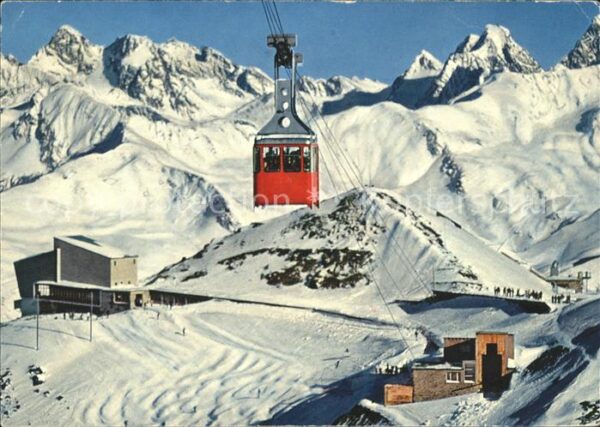 Seilbahn Parsenn-Weissfluhgipfel Silvretta Piz L
