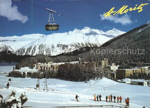 Seilbahn Signal St. Moritz Skifahren