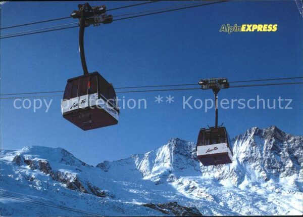 Seilbahn Alpin-Express Mittelallalin Saas-Fee