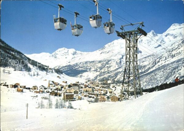 Seilbahn Längfluh Saas-Fee Fletschhorn Lagginhor