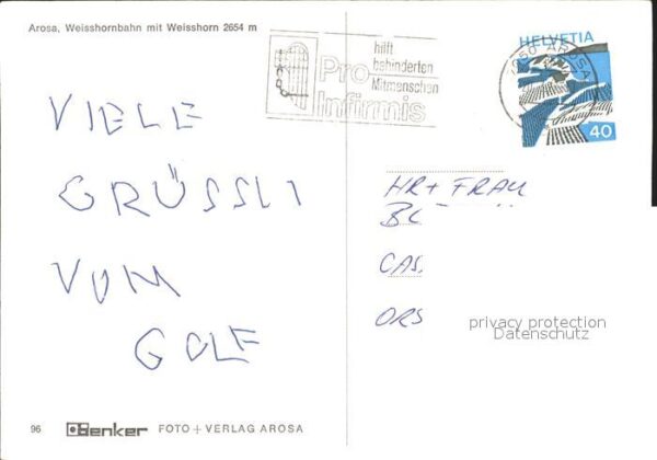 Seilbahn Weisshorn Arosa – Bild 2