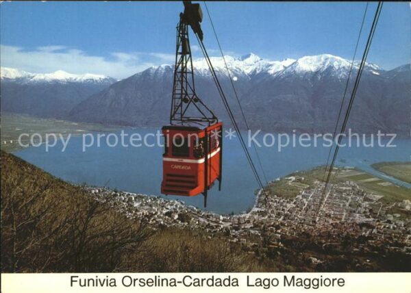 Seilbahn Funivia Orselina-Cardada Locarno Lago M