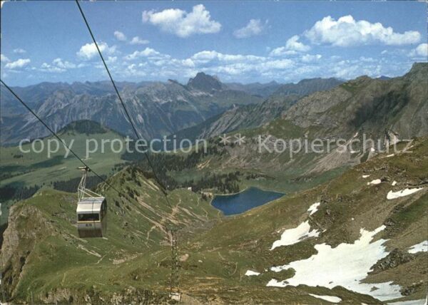 Seilbahn Col des Mosses Lac Lioson Pic Chaussy