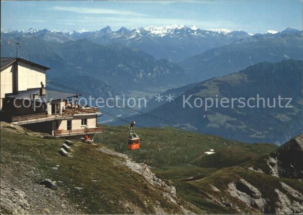 Seilbahn Flims Cassonsgrat Engadinerberge