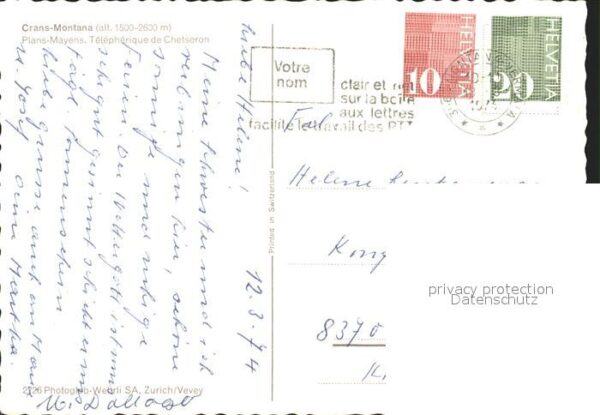 Seilbahn Crans-Montana Plans-Mayens – Bild 2
