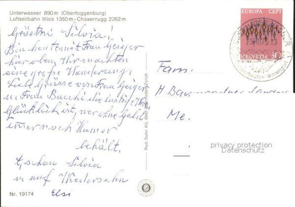 Seilbahn Iltios Chäserrugg Unterwasser – Bild 2