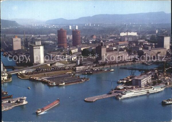Hafenanlagen Hafenbecken Rheinhafen Kleinhüningen Si